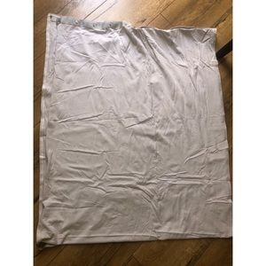 Lululemon vinyasa scarf, white and gray striped